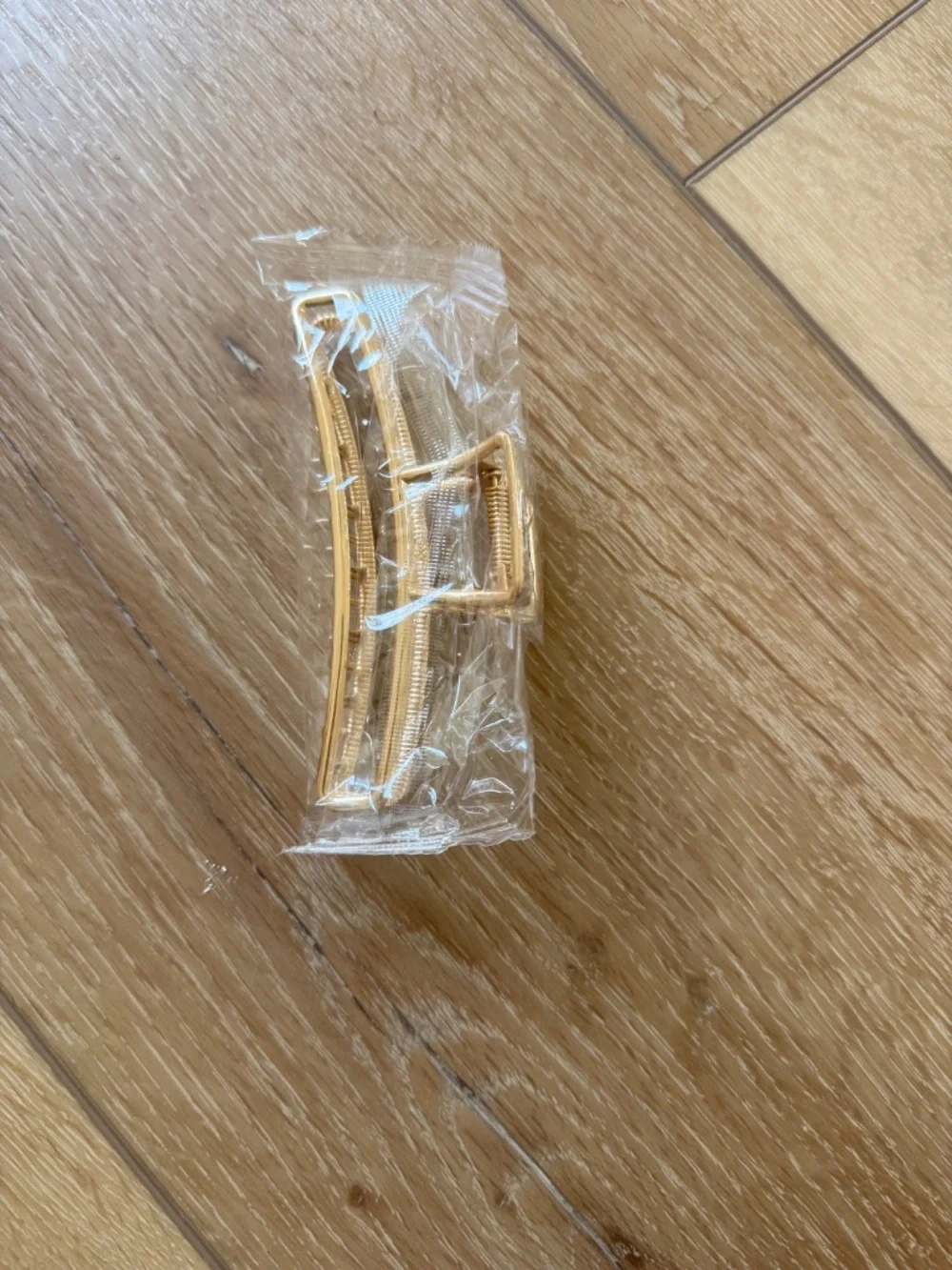 Minimalist Gold Metal Hair Claw Clip Set (pack of 6)